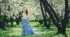 20 Different Types of Skirts Maxi Skirt -min